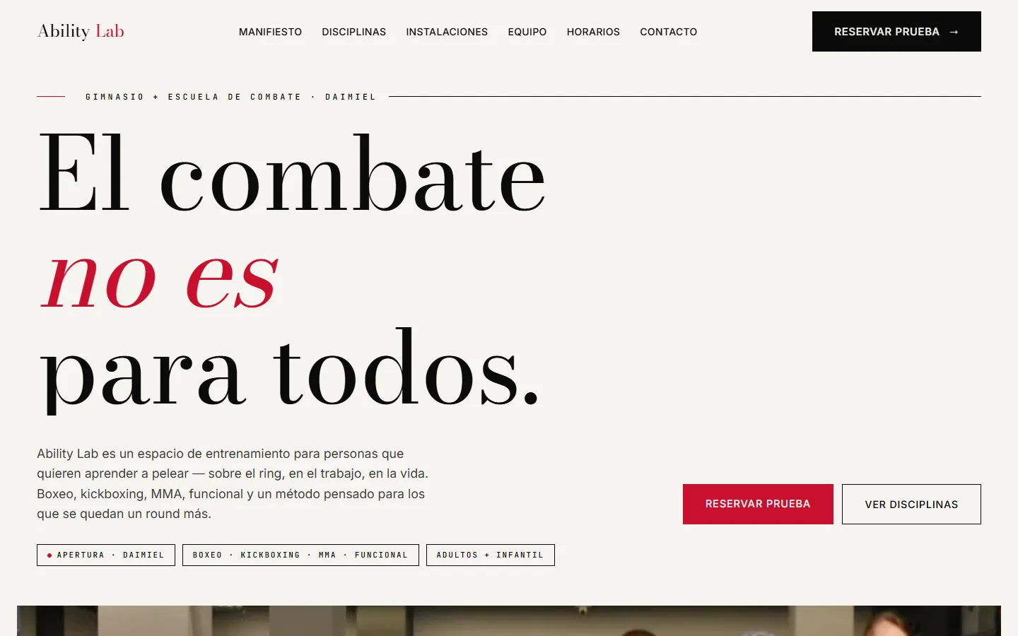 Captura de Ability Lab